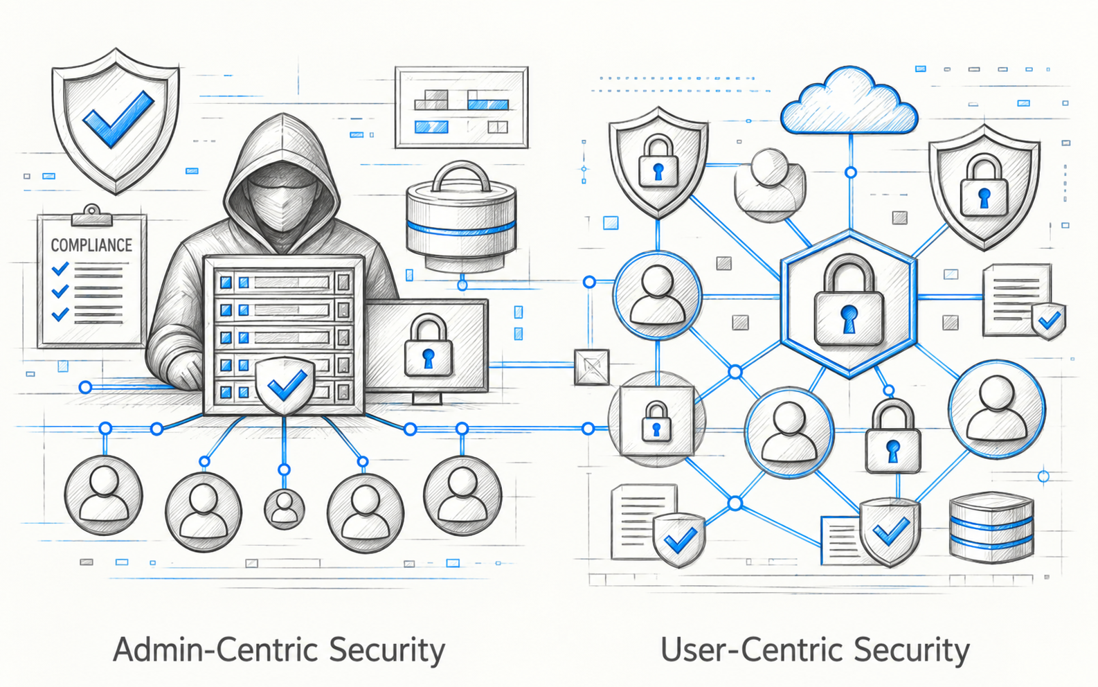 User-Centric vs Admin-Centric Cyber Security and CMMC 2.0 Compliance